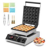 Bild in Galerie-Viewer laden, SucceBuy Electric Waffle Maker 25PCS Mini Dutch Pancake Maker Dorayaki Machine Waffreras Kitchen Home Appliance Snack Gaufriers