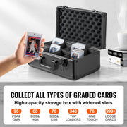 Bild in Galerie-Viewer laden, Amocart Graded Card Storage Box 4 Slots or 5Slots with Key Lock or Coded Lock Foam Dividers for 96/108/120/162 PSA Graded Cards
