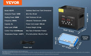 Load image into Gallery viewer, SucceBuy 2L 3L 6L 10L 15L Ultrasonic Cleaner Lave-Dishes Portable Washing Machine Diswasher Ultrasound Home Appliances w/ Timer