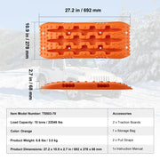 Load image into Gallery viewer, 10 TON Traction Boards with PP Material Recovery Boards for Off-road Vehicle Car Pickup SUV RV Pair Tire Traction Mats