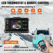 Load image into Gallery viewer, Amocart 5KW Air Diesel Heater 12V Diesel Parking Heater LCD Switch Diesel Heater Muffler for RV Motorhome Trailer Trucks Boats