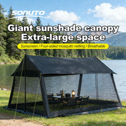 Load image into Gallery viewer, Sonuto 210D Automatic Camping Tent Large Instant Pop-up Family Tent Waterproof Anti-Mosquito Sun Shelter for Outdoor Beach Park