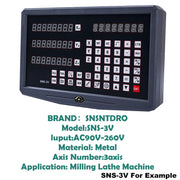 Load image into Gallery viewer, DRO readout SNS-2V/3V EDM RS232 Universal Lathe milling machine TTL AC110V/220V display FOR linear scale Rrating Ruler Encoder