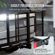 Charger l'image dans la visionneuse de galerie, Amocart Hitch Mount Cargo Carrier Hitch Cargo Rack with Folding Ramp 500LBS Mobility Scooter Carrier Fit 2" Hitch Receiver