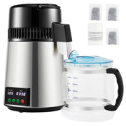 Load image into Gallery viewer, SucceBuy 4L Water Distiller Purifier Filter 1 L/H Distilling Speed Dispenser Drinking Bottle Softener Touch Screen Home Use