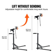 Load image into Gallery viewer, SucceBuy Bike Repair Stand 66 lbs Heavy-duty Aluminum Bicycle Repair Stand Adjustable Height Bike Maintenance Workstand Foldable