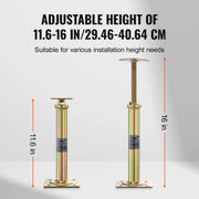 Load image into Gallery viewer, SucceBuy 4pcs House Floor Jacks 11.6-16" Adjustable 2500 lbs Support Beam Basement Galvanized Telescoping Jack Post for Leveling - AMOCART