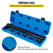 Load image into Gallery viewer, SucceBuy Inner Tie Rod Tool Kit 12 Pcs Tie Rod Removal Tool 12 Pcs Crowfoot Adapters Master Inner Tie Rod Tool Set Tie Rods Tool