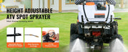 Load image into Gallery viewer, SucceBuy ATV Spot Sprayer 15.9 Gal/60 L ATV/UTV Broadcast Sprayer with Nozzle Boom 12 V Pump Weed Sprayer with Water Tank White