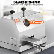 Bild in Galerie-Viewer laden, Amocart Commercial Sugar Cane Juicer 110LBS/H High Output Sugarcane Juicer Machine w/3 Stainless Steel Rollers 2.4" Large Inlet