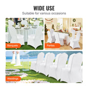 Load image into Gallery viewer, SucceBuy 12-100pcs Stretch Spandex Chair Covers Universal Fitted Chair Cover Removable Washable Slipcovers for Wedding Holiday