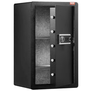 Load image into Gallery viewer, Amocart Single/Double Door Safe Box with Key Lock Password & Fingerprint Safe Lock Box with Fireproof Bag Key Rack & LED Light