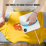 Load image into Gallery viewer, SucceBuy 9x9/12x10 in Portable Heat Press Machine DIY Shirt Printing Multifunctional Sublimation Transfer HTV Vinyl T-shirt Bag