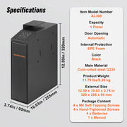Load image into Gallery viewer, SucceBuy Gun Safe Q235 Steel Pistol Safe with 3-Way Quick Access Gun Case Gun Box Advanced Biometric Technology Travel Gun Safe