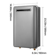 Load image into Gallery viewer, SucceBuy Gas Tankless Water Heater 5.3/ 8Gal Outdoor 191000 BTU Instant Hot Water Heater Smart Temperature Control Protections - AMOCART