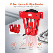 Load image into Gallery viewer, Amocart Hydraulic Pipe Bender 16 Ton Manual Copper Exhaust Pipe Bending Machine Heavy-Duty Pipe Tube Bender for Piping Railing