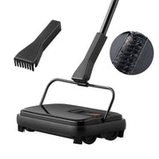 Load image into Gallery viewer, Amocart Manual Carpet Sweeper 7.87 in Sweeping Paths 300ml Dustbin Capacity w/ Comb for Home Rugs Hardwood Surfaces Wood Floors