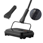 Bild in Galerie-Viewer laden, Amocart Manual Carpet Sweeper 7.87 in Sweeping Paths 300ml Dustbin Capacity w/ Comb for Home Rugs Hardwood Surfaces Wood Floors