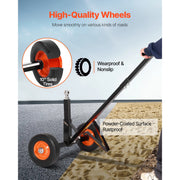 Load image into Gallery viewer, SucceBuy 600lbs Tongue Trailer Dolly with 16.5in-22in Adjustable Height & 1-7/8 in Hitch Ball Steel Boat Mover Moving Car Rvs - AMOCART