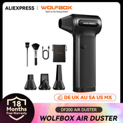 Load image into Gallery viewer, WOLFBOX DF200 Electric Powerful Fan Duster Wireless Air Blower Air Duster 3-Speed Adjustable Portable Fan for Car/Home/Outdoor
