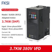 Load image into Gallery viewer, NEW SU600 VFD 0.75KW/1.5KW/2.2KW/3.7KW/5.5KW 220V/380V inverter Variable Frequency Drive Speed Controller for 3-phase Motor