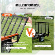 Load image into Gallery viewer, Amocart 1/2-Sided Trailer Tailgate Lift Assist 180/360lbs Open Utility Trailer System with Side Rail for Truck Tailgate Lifting