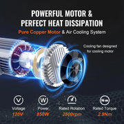 Load image into Gallery viewer, SucceBuy 200-800kg Electric Hoist with Wired/Wireless Remote Control Lifting Crane Cable Hoist Winch for Boat Garage Elevator - AMOCART
