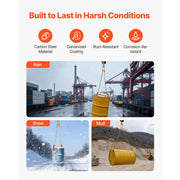 Bild in Galerie-Viewer laden, SucceBuy 2000LBS Chain Barrel Lifter Drum Lifting Chain Sling with Thickened Security Hook Handling Chain for Crane Forklift