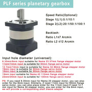 Bild in Galerie-Viewer laden, Nema23 Nema34 Nema 42 Planetary Reducer Ratio 5:1 10:1 for 60 80 90 130mm Servo Motor 57mm 86mm Motor High Precision Gearbox