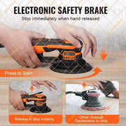 Charger l'image dans la visionneuse de galerie, for Amocart 350W Brushless Orbital Sander, 10000 RPM 6 Variable Speed Random Sander for Woodworking