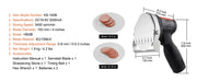 Charger l'image dans la visionneuse de galerie, SucceBuy Electric Shawarma Knife, Cordless Battery Professional Turkish Knife Commercial Stainless Steel Gyro Cutter