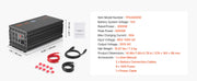 Load image into Gallery viewer, Amocart Sump Pump Battery Backup System 1500W / 3000W Auto Switches to Battery Inverter for Continuous Sump Pump Operation