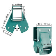 Load image into Gallery viewer, Amocart A-Frame Middle Swing Set Brackets Heavy Duty Carbon Steel Swing Set Hardware with Mounting Hardware