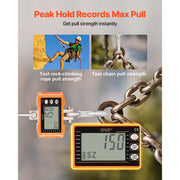 Load image into Gallery viewer, SucceBuy 1000kg/2000kg Digital Hanging Scale Portable with Remote Control Factory Crane Scale LCD Backlight Industrial Scales