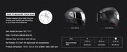 Load image into Gallery viewer, Amocart Full Face Motorcycle Helmet Smart Street ABS & High Density Helmet with Bluetooth Slot & Interchangeable Len, for Adult