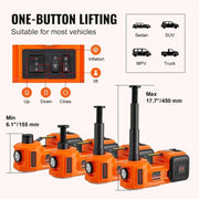 Load image into Gallery viewer, SucceBuy 5 Ton Electric Car Jack 11023 LBS Hydraulic Jack Lift Portable Car Jack for SUV Sedan Truck Change Tires Garage Repair