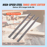 Load image into Gallery viewer, SucceBuy Electric Thickness Planer Benchtop 13inch Wood Planer with 3 Blades Two Speed 15-Amp 2000W for DIY Woodworking Planing
