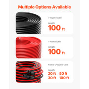 Bild in Galerie-Viewer laden, Amocart 100FT Solar Panel Extension Cable 10AWG 6mm² IP67 Waterproof Solar Extension Cable for Home Ship and RV Solar Panels