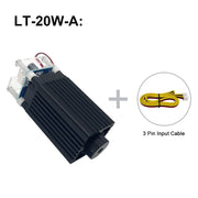 Load image into Gallery viewer, LASER TREE 4w 5W Laser Module 450nm Laser Head Blue Laser for Cnc Laser Engraving Cutting Machine WoodWorking DIY Tools