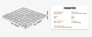 Load image into Gallery viewer, SucceBuy Interlocking Tile 12/50/55PCS 12"x12" Splicing Soft PVC Drainage Floor Tiles Non-Slip Drainage Holes for Bathroom Pool