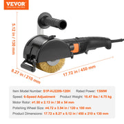 Load image into Gallery viewer, Amocart Burnishing Polishing Machine Variable Speed Surface Conditioning Tool Electric Metal Burnishing Machine for Wood Steel