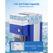 Load image into Gallery viewer, SucceBuy 1.8L Commercial Ice Shaver Machine Electric Snow Cone Machine Stainless Steel Blades Shaved Ice Maker for Dessert Home - AMOCART