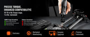 Charger l'image dans la visionneuse de galerie, Amocart 1/4" Torque Screwdriver Drive Screwdriver Torque Wrench Electrician Torque Screwdriver with Scale 10-70 in/lbs Torque
