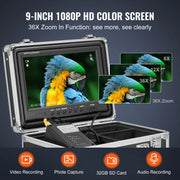 Load image into Gallery viewer, Amocart Sewer Camera 165 ft/50 m Self-Leveling Drain Inspection Camera with 9" 1080P HD Screen and 512Hz Locator for Duct Pipe