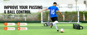 Load image into Gallery viewer, Amocart Soccer Rebounder Board Portable Soccer Wall with 2 Angles Rebound Foldable HDPE Kickback Rebound Board for Adults