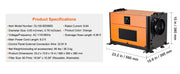 Load image into Gallery viewer, Amocart Commercial Dehumidifier with Drain Hose for Crawl Spaces Basements Warehouse & Job Sites Large Capacity Dehumidifier
