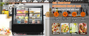 Load image into Gallery viewer, Amocart Refrigerated Display Case Countertop Pastry Display Case LED Lighting TURBO Cooling Frost Free Air Cooling