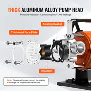 Load image into Gallery viewer, SucceBuy Water Transfer Pump 120V AC 360GPH 1/10 HP Portable Electric Utility Pump for Garden, Rain Barrel, Pool, Pond, Aquarium