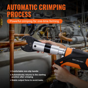 Bild in Galerie-Viewer laden, Amocart Pro Press Tool 18V Electric Pipe for 1/2inch to 2inch Stainless Steel Copper PEX Brushless Motor 6 Pro Press Jaws