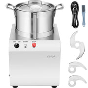 Charger l'image dans la visionneuse de galerie, SucceBuy 6 10 15L Food Processor & Vegetable Chopper Food-Grade Stainless Steel Food Processor Chopper w/2 Extra S-Curve Blade